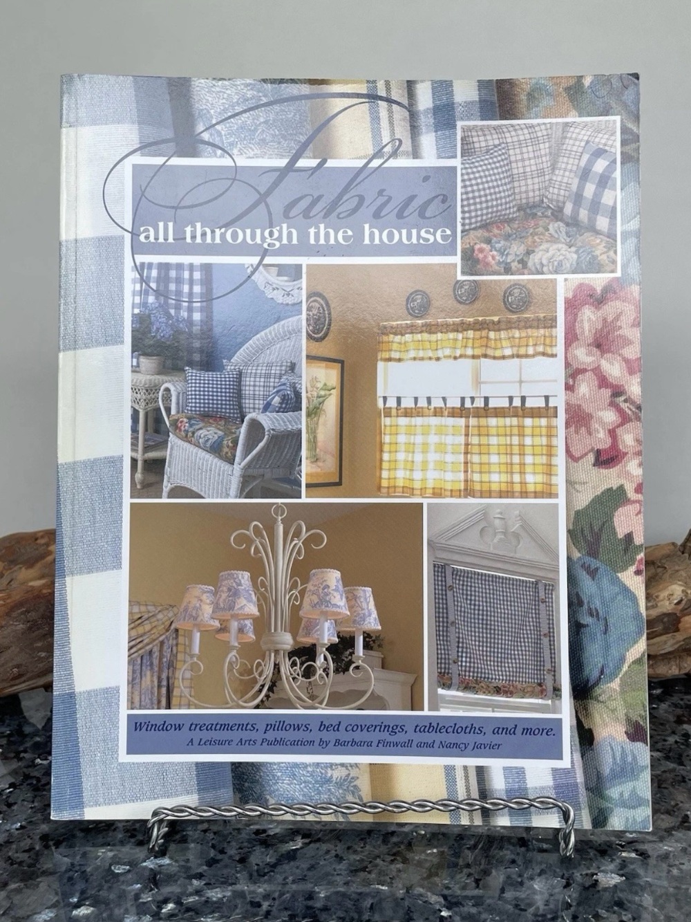 2002 “Fabric All Through The House”, Vintage Paper Back Book, Cottage-Grandma Co